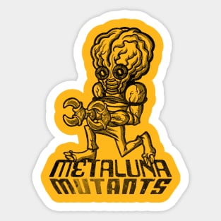 Metaluna Mutants (black) Sticker